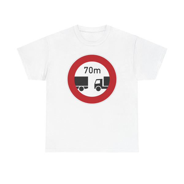 Zeichen 273 - Verbot des Fahrens ohne einen Mindestabstand StVO 1992 (Germany) (Road Sign) T-Shirt
