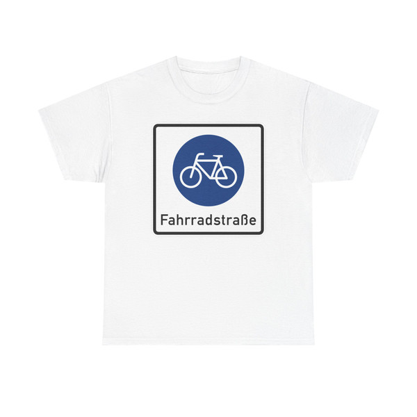 Zeichen 244 - Beginn der Fahrradstraße StVO 1997 (Germany) (Road Sign) T-Shirt