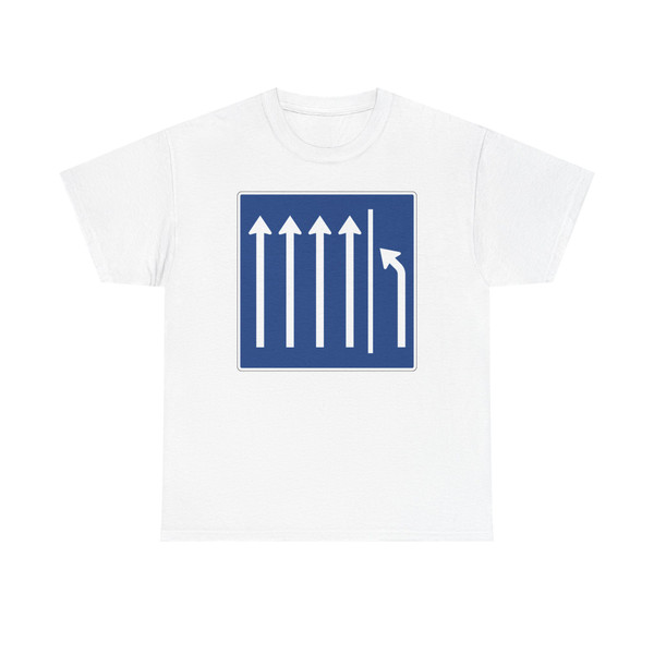 Zeichen 223.3-52 - Seitenstreifen räumen 4 Fahrstreifen u. Seitenstreifen StVO 2017 (Germany) (Road Sign) T-Shirt