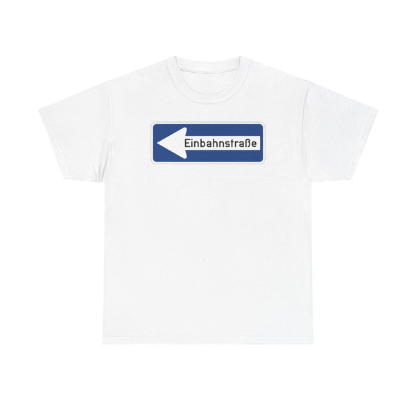 Zeichen 220 - Einbahnstraße linksweisend StVO 1970 (Germany) (Road Sign) T-Shirt