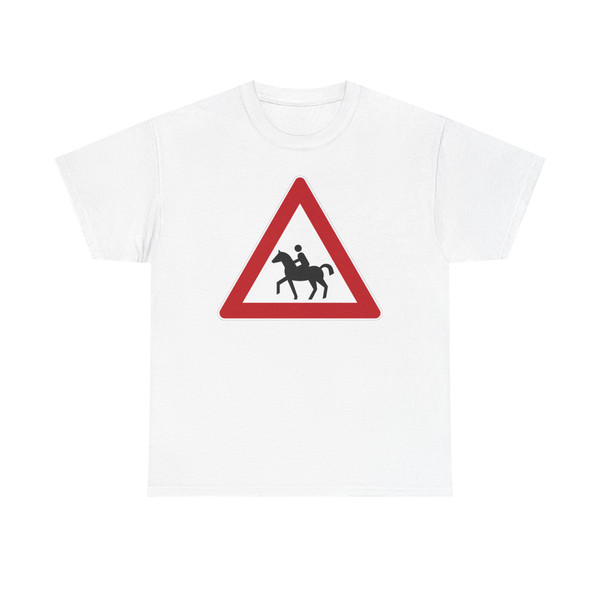 Zeichen 145-14 - Reiter StVO 2013 (Germany) (Road Sign) T-Shirt