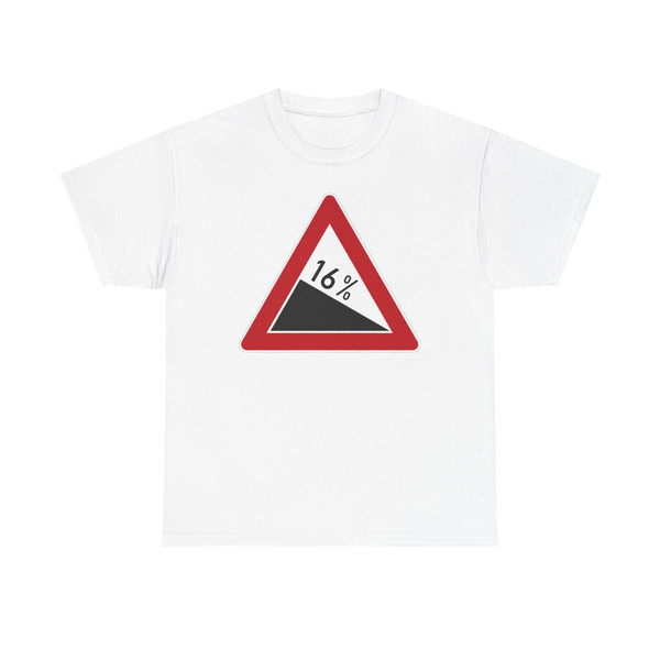 Zeichen 108-16 - Gefälle StVO 2017 (Germany) (Road Sign) T-Shirt