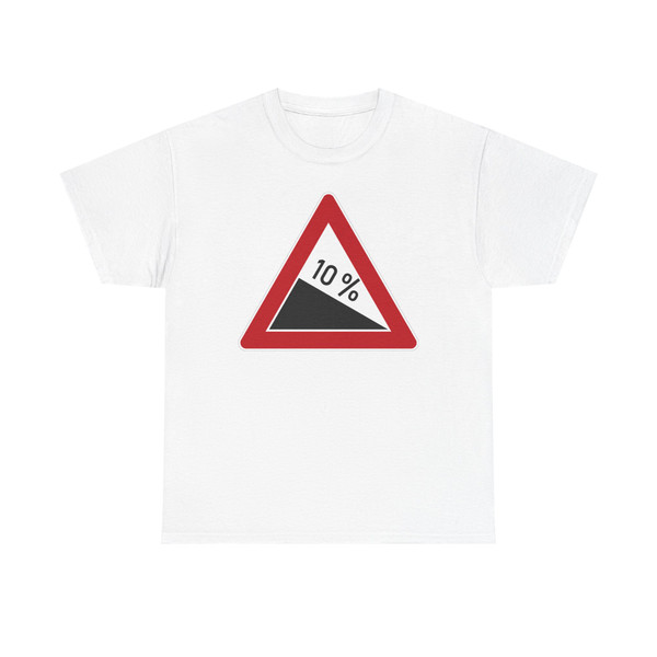 Zeichen 108 - Gefälle StVO 1970 (Germany) (Road Sign) T-Shirt