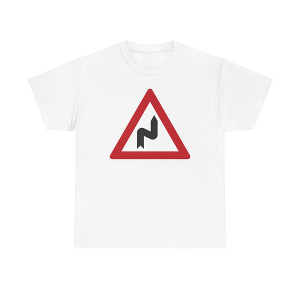 Zeichen 105-20 - Doppelkurve zunächst rechts StVO 1992 (Germany) (Road Sign) T-Shirt