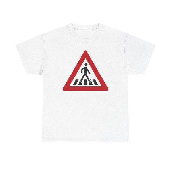 Zeichen 101-21 - Fußgängerüberweg Aufstellung links StVO 2017 (Germany) (Road Sign) T-Shirt