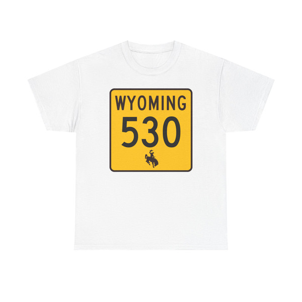 WY-530 (Wyoming) (Road Sign) T-Shirt