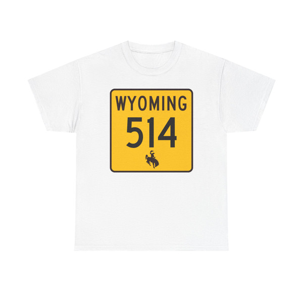 WY-514 (Wyoming) (Road Sign) T-Shirt
