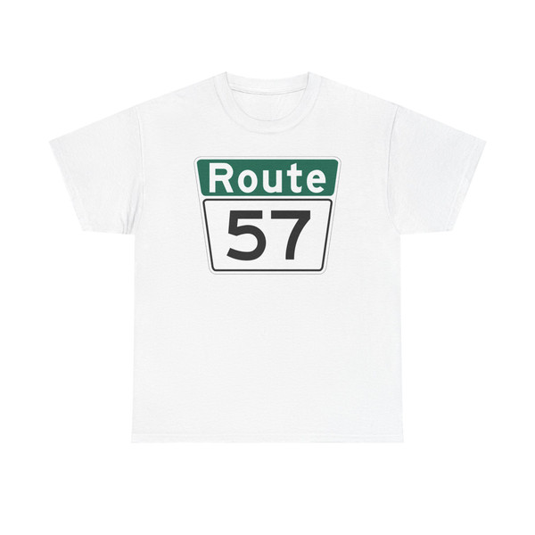 Winnipeg city route 57 (Canada) (Road Sign) T-Shirt