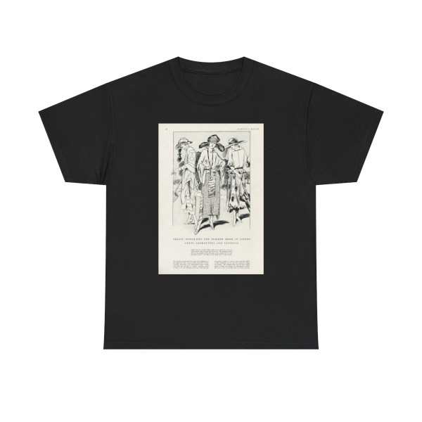 Crepe Fabrics Play Many Parts ... (1), Harper's Bazaar, June 1921 - T-Shirt