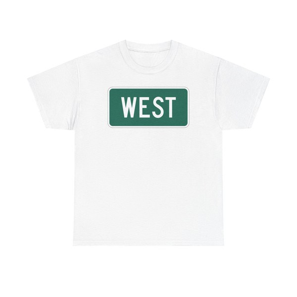 West plate green 1971 (United States) (Road Sign) T-Shirt