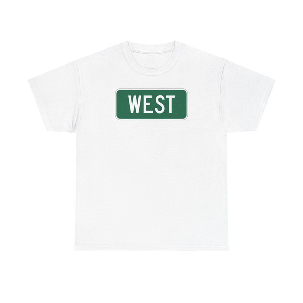 West plate green 1961 (United States) (Road Sign) T-Shirt