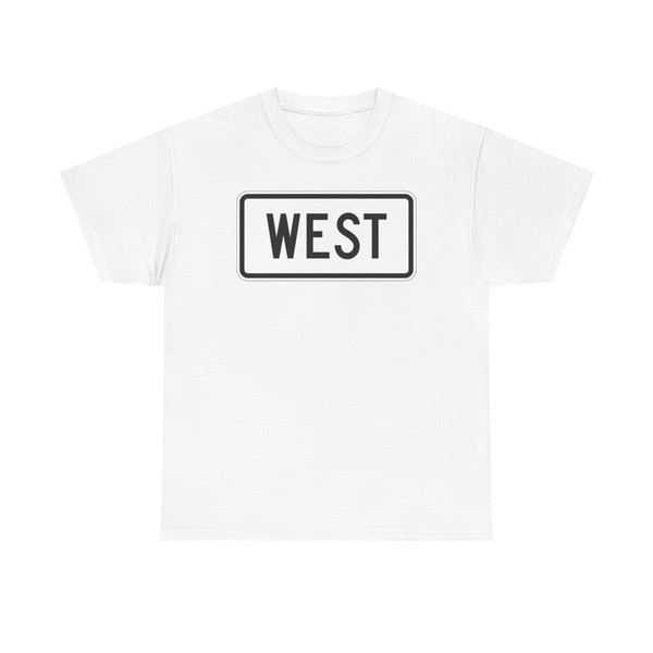 West plate 1971 (United States) (Road Sign) T-Shirt