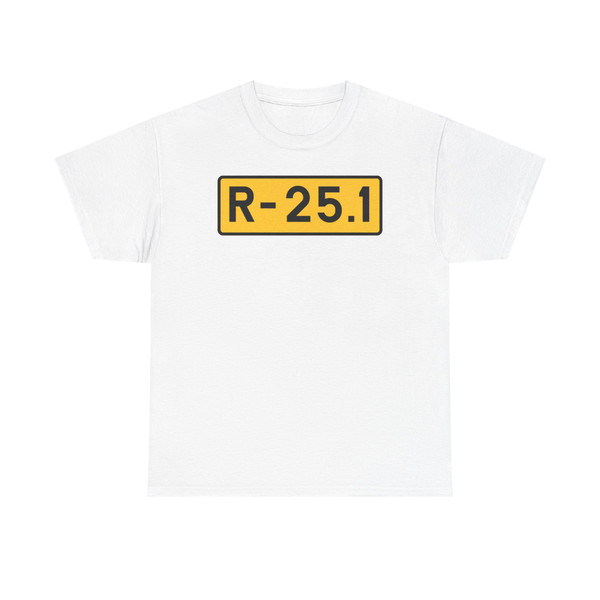 Wegschild Montenegro R-25.1 (Montenegro) (Road Sign) T-Shirt