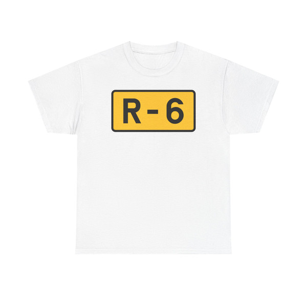 Wegschild Montenegro R-6 (Montenegro) (Road Sign) T-Shirt