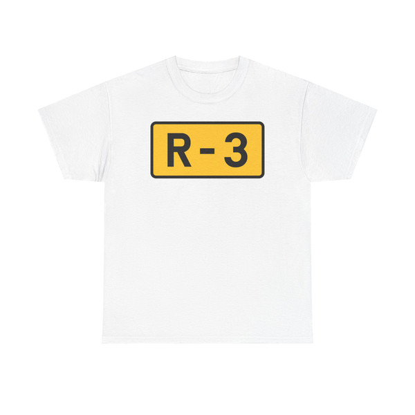 Wegschild Montenegro R-3 (Montenegro) (Road Sign) T-Shirt