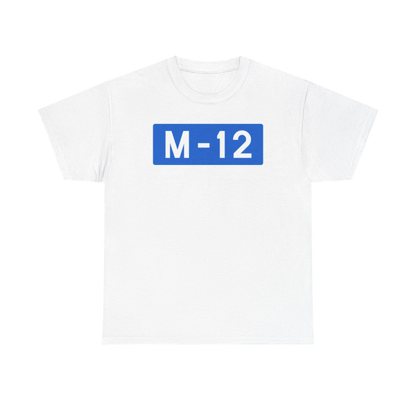 Wegschild Montenegro M-12 (Montenegro) (Road Sign) T-Shirt