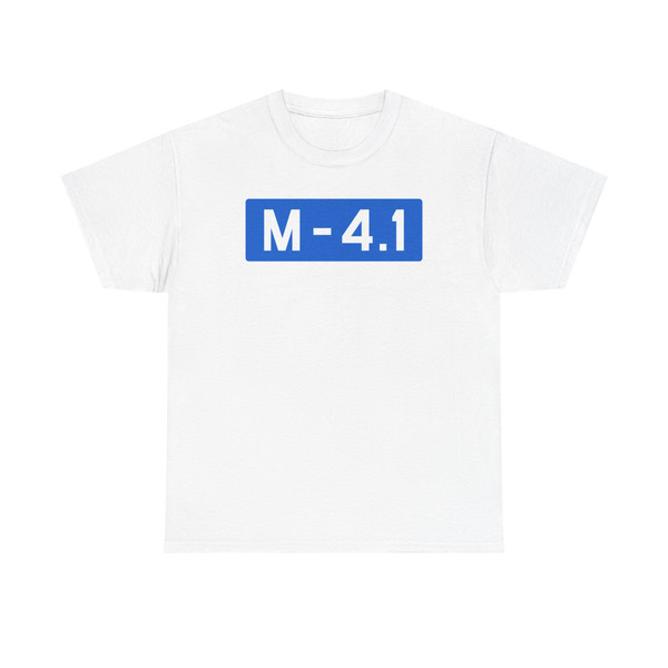Wegschild Montenegro M-4-1 (Montenegro) (Road Sign) T-Shirt