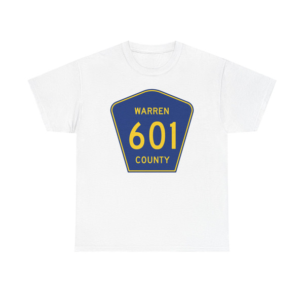 Warren County Route 601 NJ (New Jersey) (Road Sign) T-Shirt