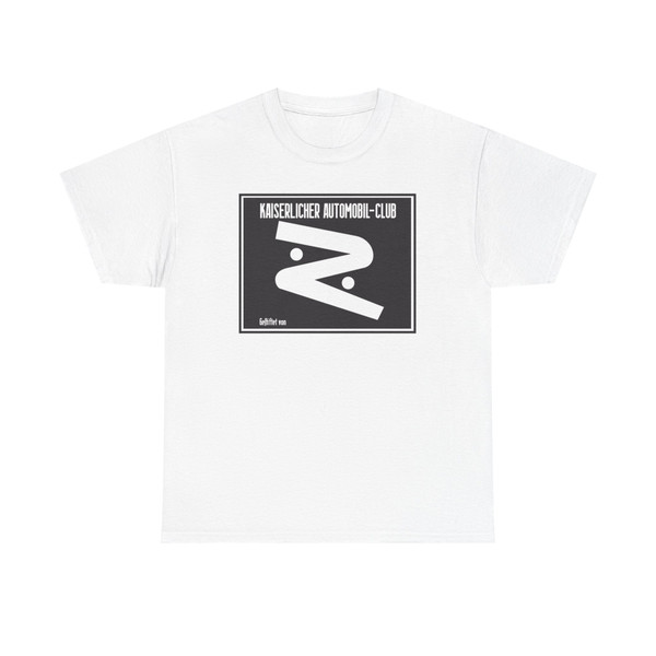 Warnungstafel 7 - Doppel-Kurve Kaiserlicher Automobil-Club 1907 (Germany) (Road Sign) T-Shirt