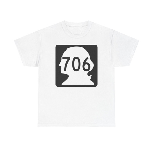 WA-706 (Washington) (Road Sign) T-Shirt