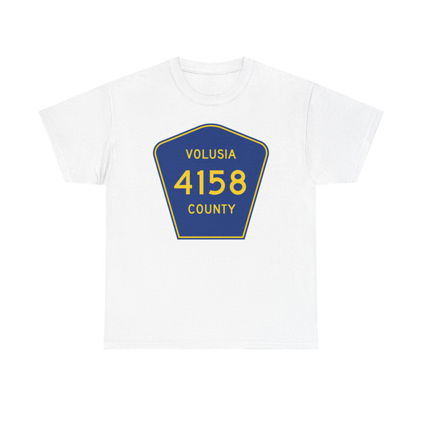 Volusia County 4158 (Florida) (Road Sign) T-Shirt
