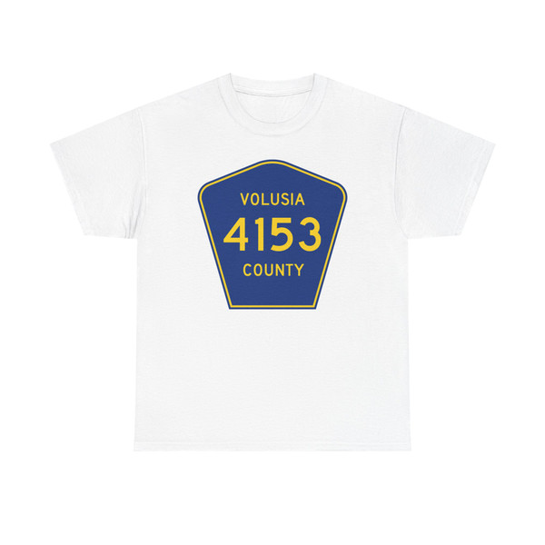 Volusia County 4153 (Florida) (Road Sign) T-Shirt