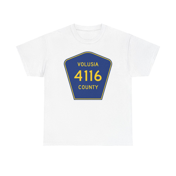 Volusia County 4116 (Florida) (Road Sign) T-Shirt