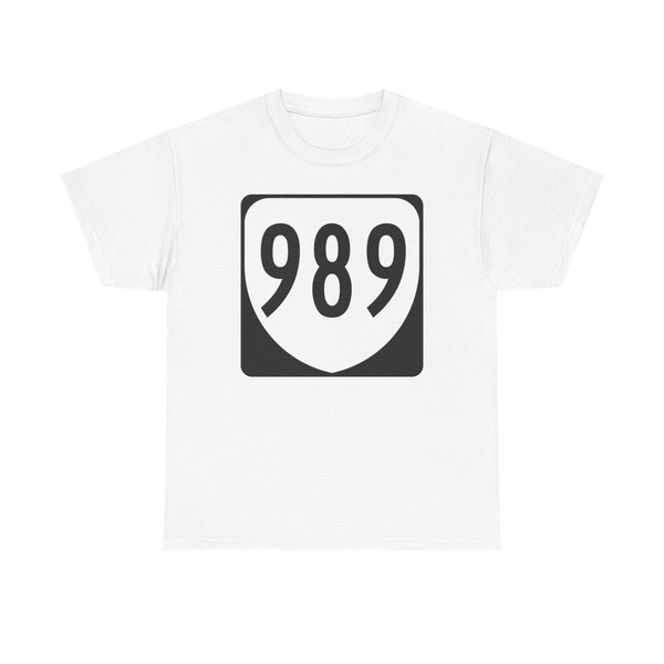 Virginia 989 1980 (Virginia) (Road Sign) T-Shirt