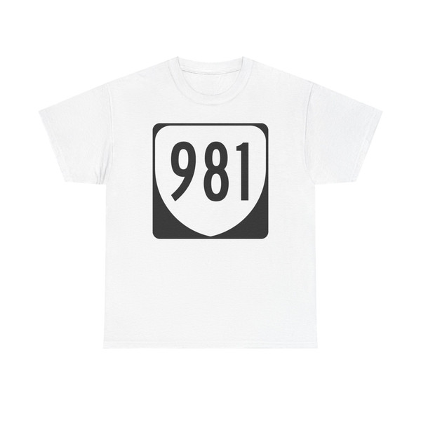 Virginia 981 1980 (Virginia) (Road Sign) T-Shirt