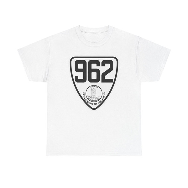 Virginia 962 1924 (Virginia) (Road Sign) T-Shirt (0bc34d)