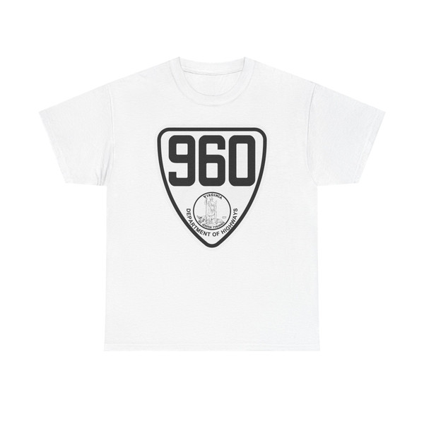 Virginia 960 1924 (Virginia) (Road Sign) T-Shirt (0a50ac)