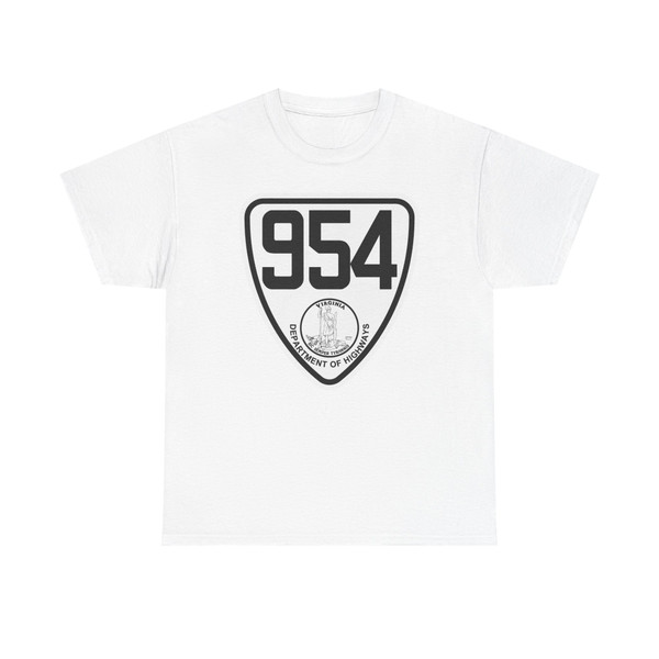 Virginia 954 1924 (Virginia) (Road Sign) T-Shirt (0b08c0)