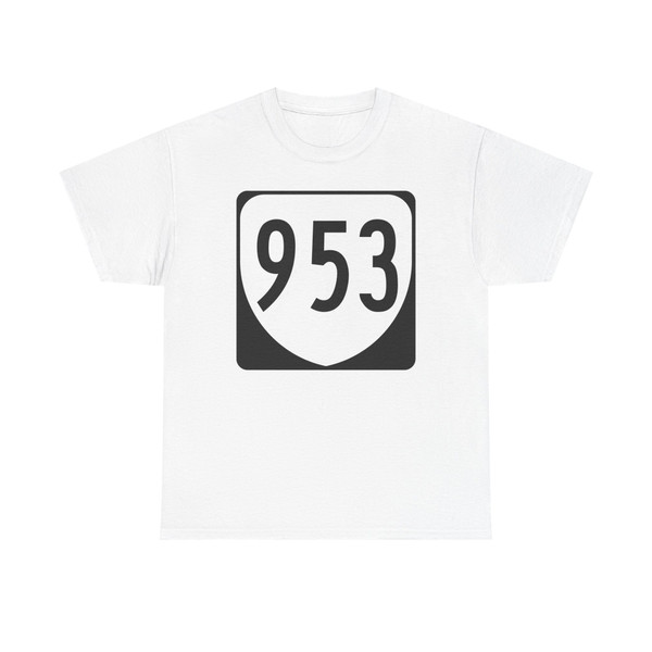 Virginia 953 1980 (Virginia) (Road Sign) T-Shirt (0b08bb)