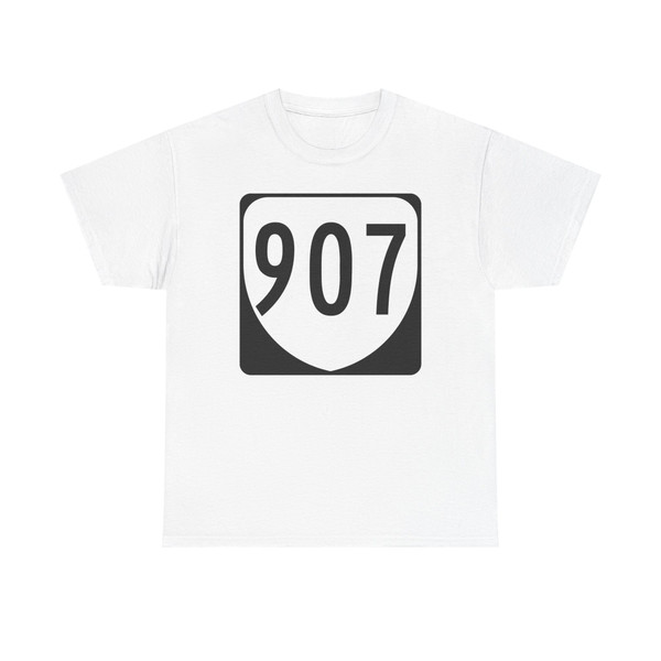 Virginia 907 1980 (Virginia) (Road Sign) T-Shirt (09ac98)