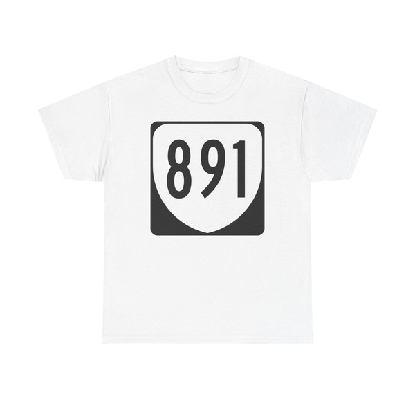 Virginia 891 1980 (Virginia) (Road Sign) T-Shirt (0a4f4e)