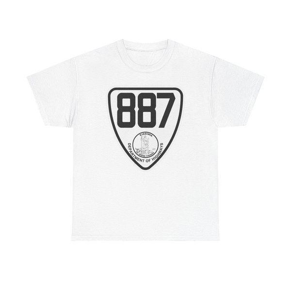 Virginia 887 1924 (Virginia) (Road Sign) T-Shirt