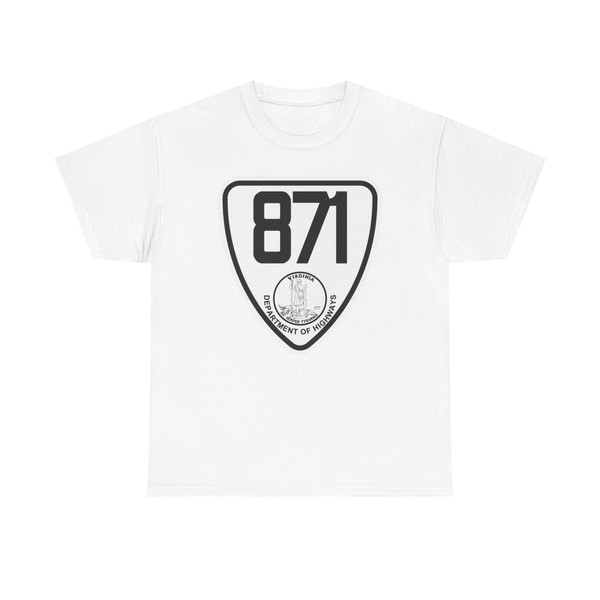 Virginia 871 1924 (Virginia) (Road Sign) T-Shirt