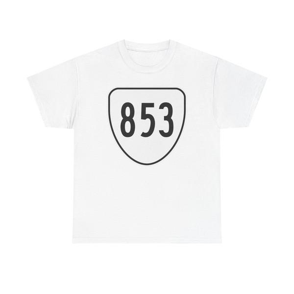 Virginia 853 1956 (Virginia) (Road Sign) T-Shirt (0dd176)