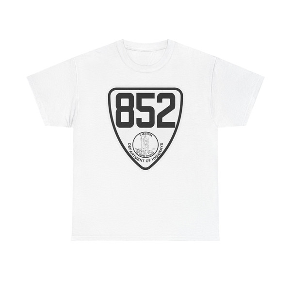 Virginia 852 1924 (Virginia) (Road Sign) T-Shirt (0dd170)