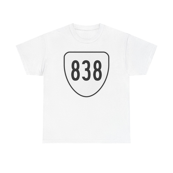 Virginia 838 1956 (Virginia) (Road Sign) T-Shirt (0bc0ae)