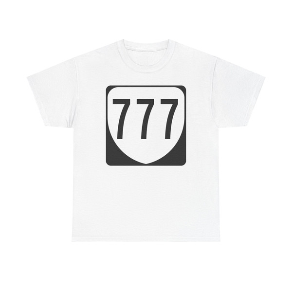 Virginia 777 1980 (Virginia) (Road Sign) T-Shirt (0b0d82)