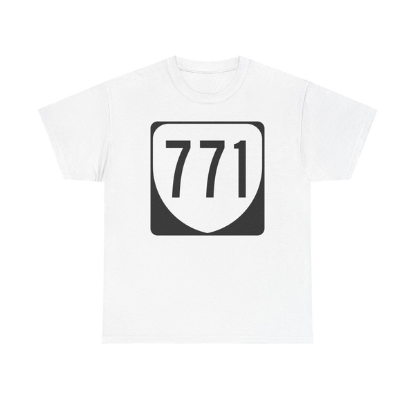 Virginia 771 1980 (Virginia) (Road Sign) T-Shirt (0bbf3f)