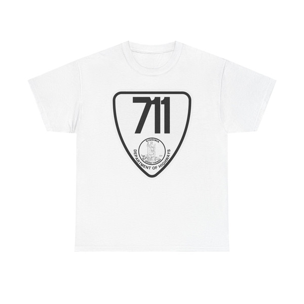 Virginia 711 1924 (Virginia) (Road Sign) T-Shirt