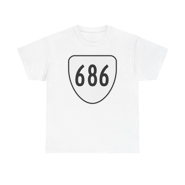 Virginia 686 1956 (Virginia) (Road Sign) T-Shirt