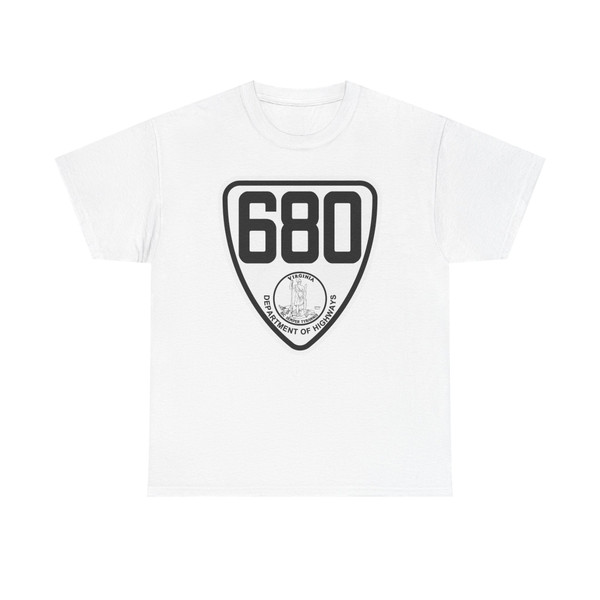 Virginia 680 1924 (Virginia) (Road Sign) T-Shirt
