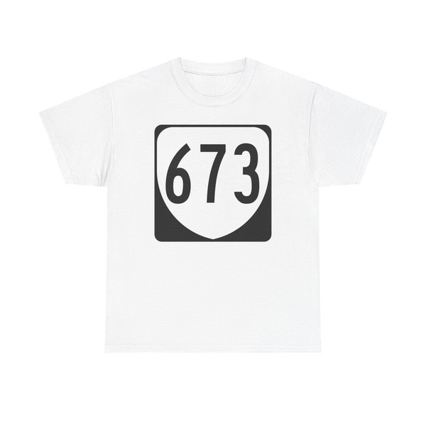 Virginia 673 1980 (Virginia) (Road Sign) T-Shirt