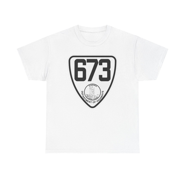 Virginia 673 1924 (Virginia) (Road Sign) T-Shirt