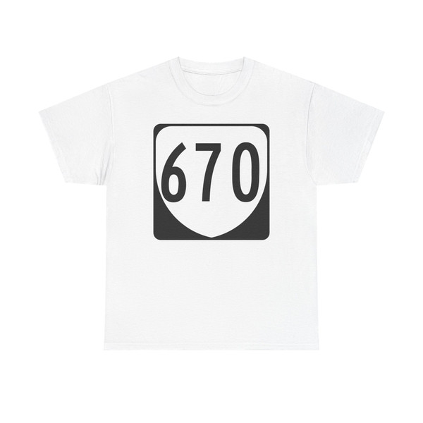 Virginia 670 1980 (Virginia) (Road Sign) T-Shirt