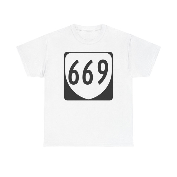 Virginia 669 1980 (Virginia) (Road Sign) T-Shirt