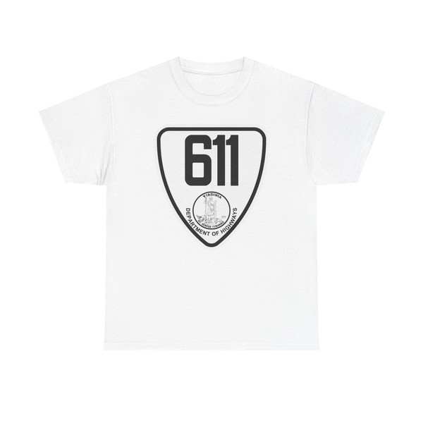 Virginia 611 1924 (Virginia) (Road Sign) T-Shirt
